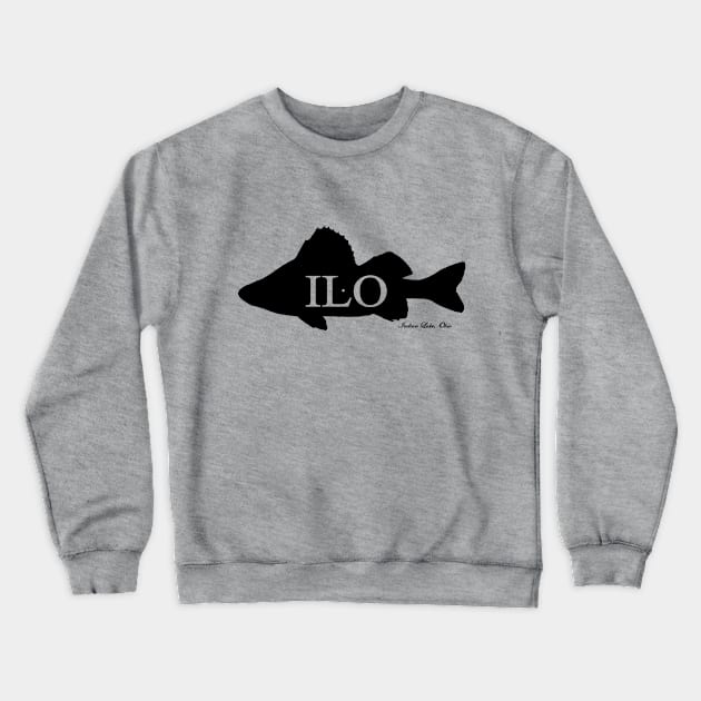 Indian Lake Ohio Fish Design Crewneck Sweatshirt by gard0399